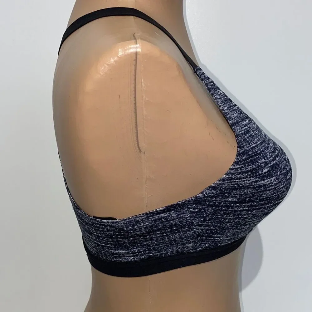 Victoria's Sport Women's Crisscross Strap Lightweight Sports Bra Blue/Black 32C‎